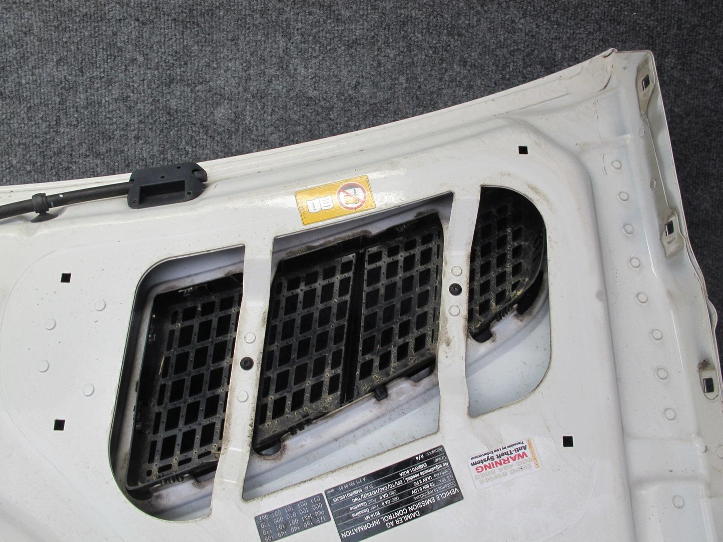 2012-2020 Mercedes R172 SLK SLC Front Hood Bonnet Shell Cover Panel White