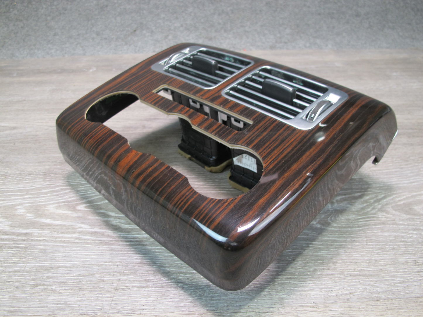 2013-2017 Land Range Rover L405 Rear Center Console Wood Trim Panel w Air Vent