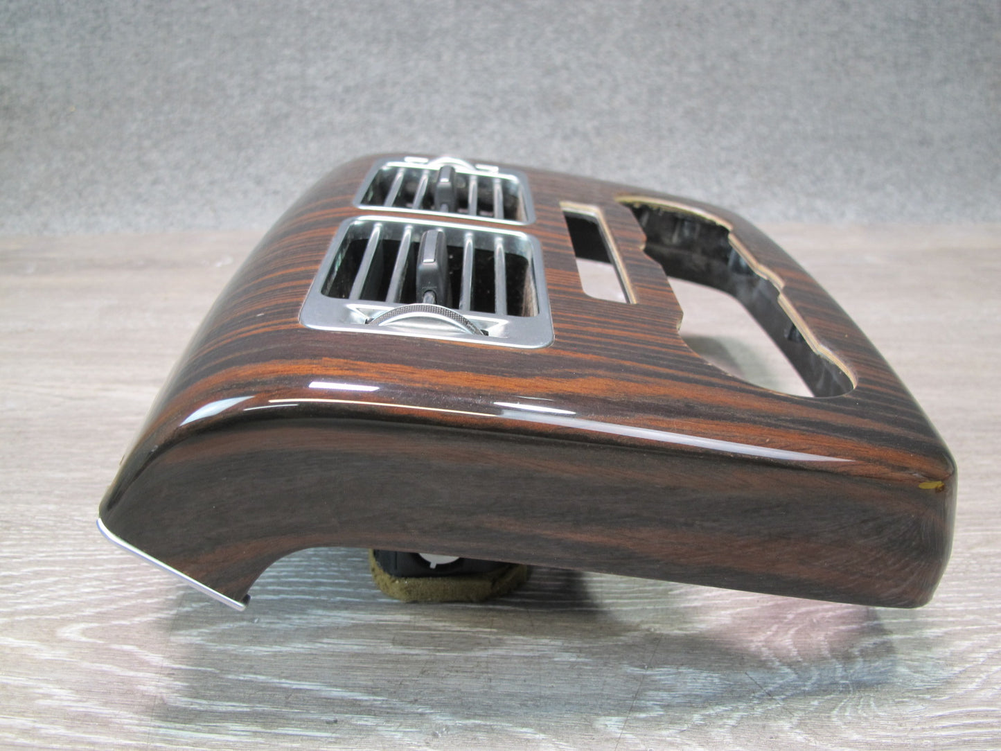 2013-2017 Land Range Rover L405 Rear Center Console Wood Trim Panel w Air Vent