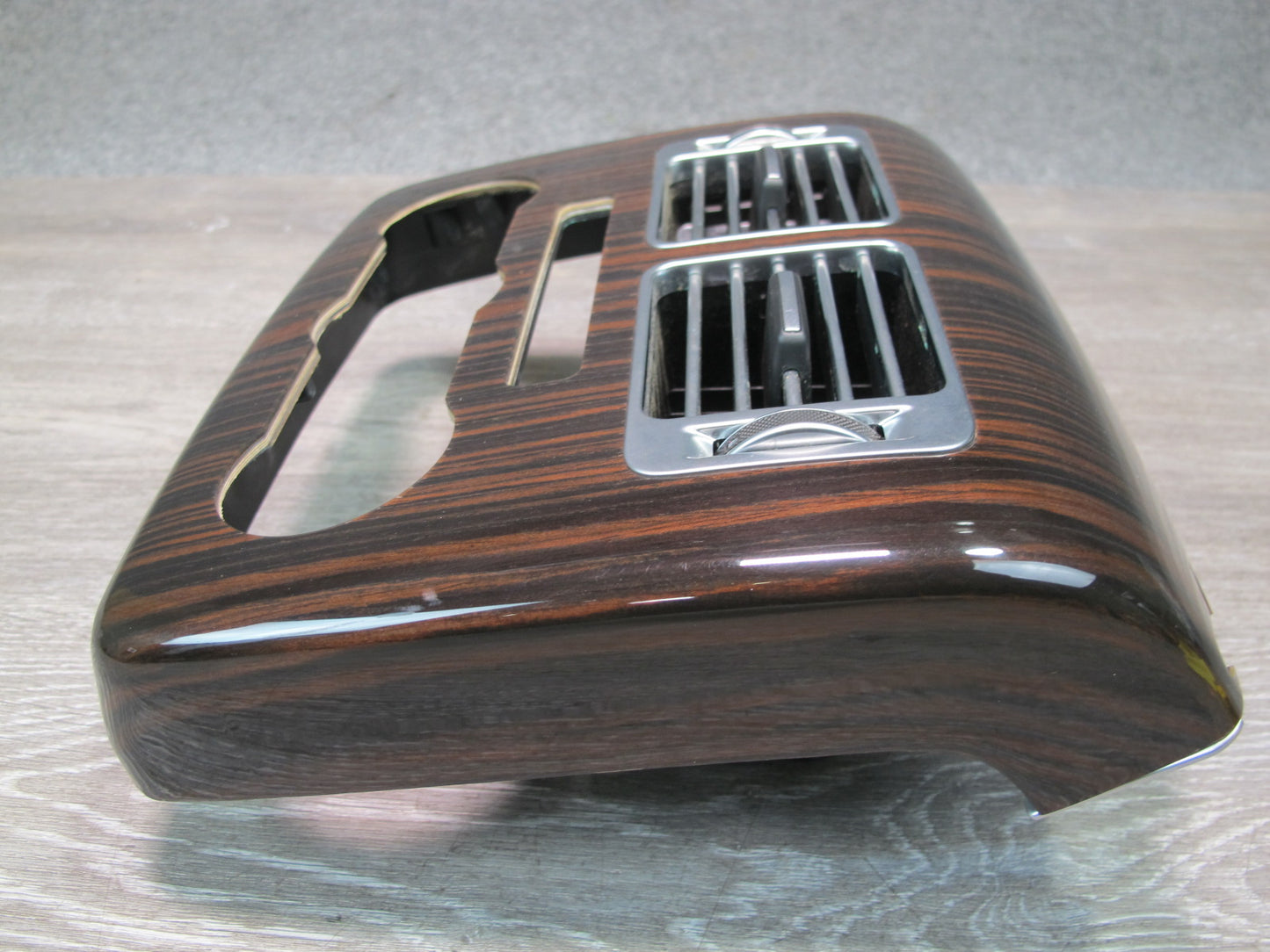 2013-2017 Land Range Rover L405 Rear Center Console Wood Trim Panel w Air Vent