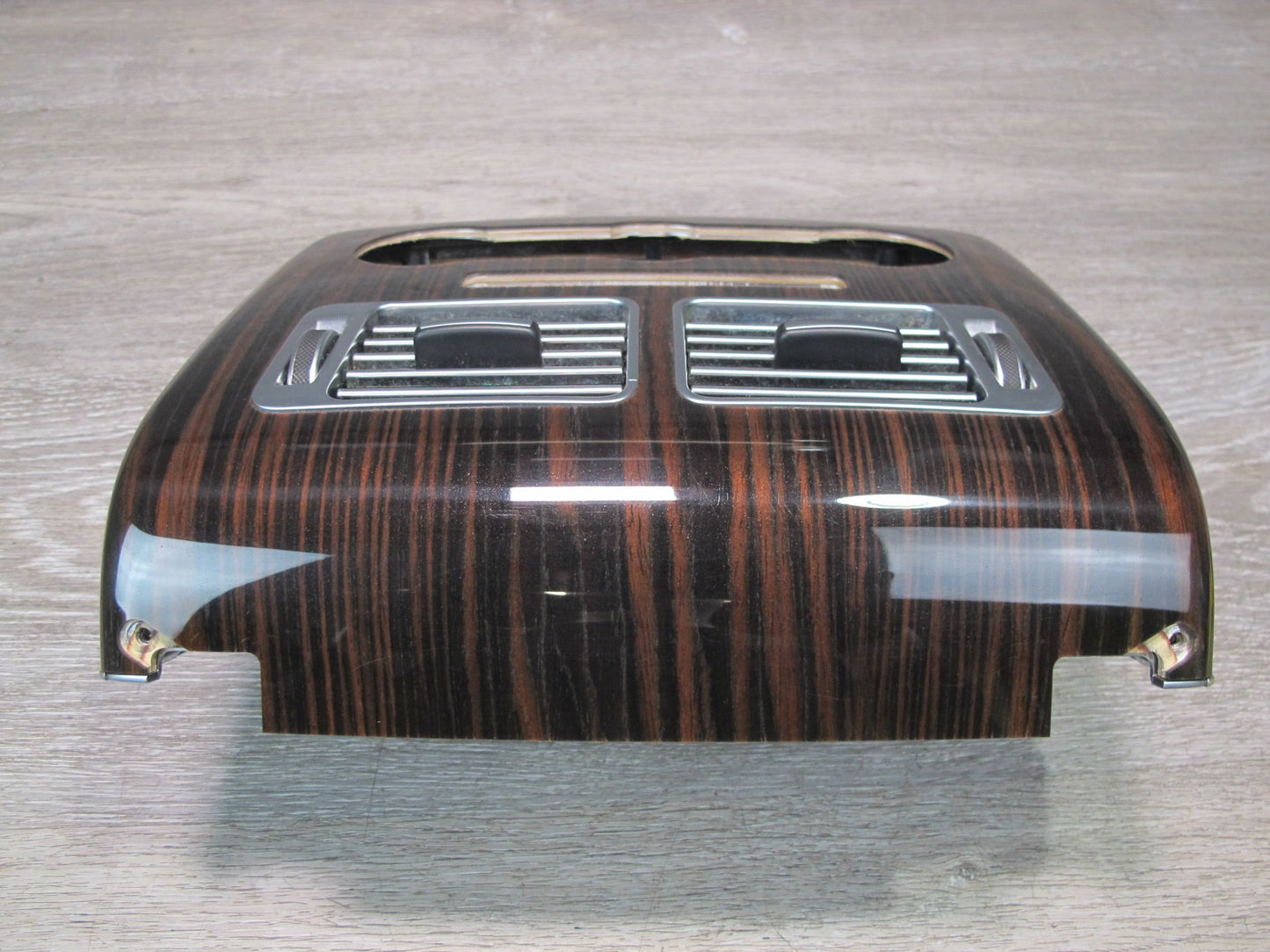 2013-2017 Land Range Rover L405 Rear Center Console Wood Trim Panel w Air Vent
