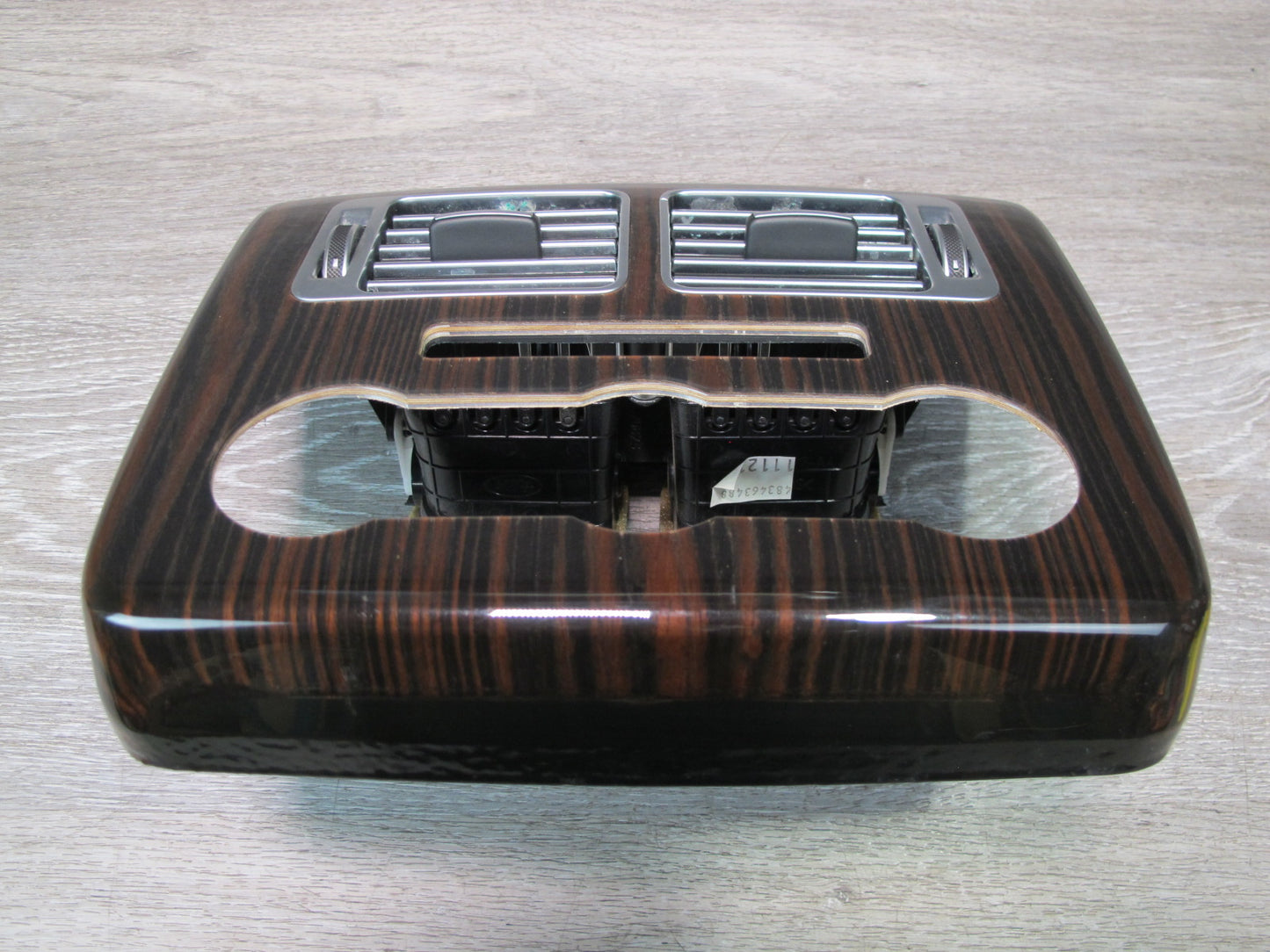 2013-2017 Land Range Rover L405 Rear Center Console Wood Trim Panel w Air Vent