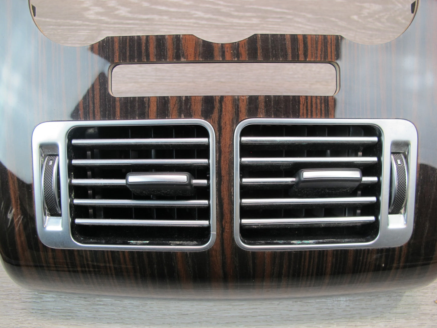 2013-2017 Land Range Rover L405 Rear Center Console Wood Trim Panel w Air Vent