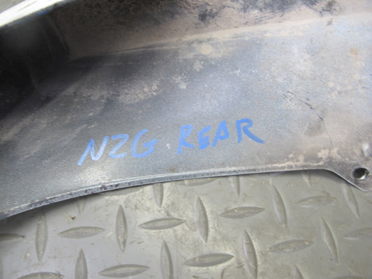 03-08 Nissan 350Z Z33 Set of 2 Rear Left & Right Bumper MUD Flap Guard White OEM