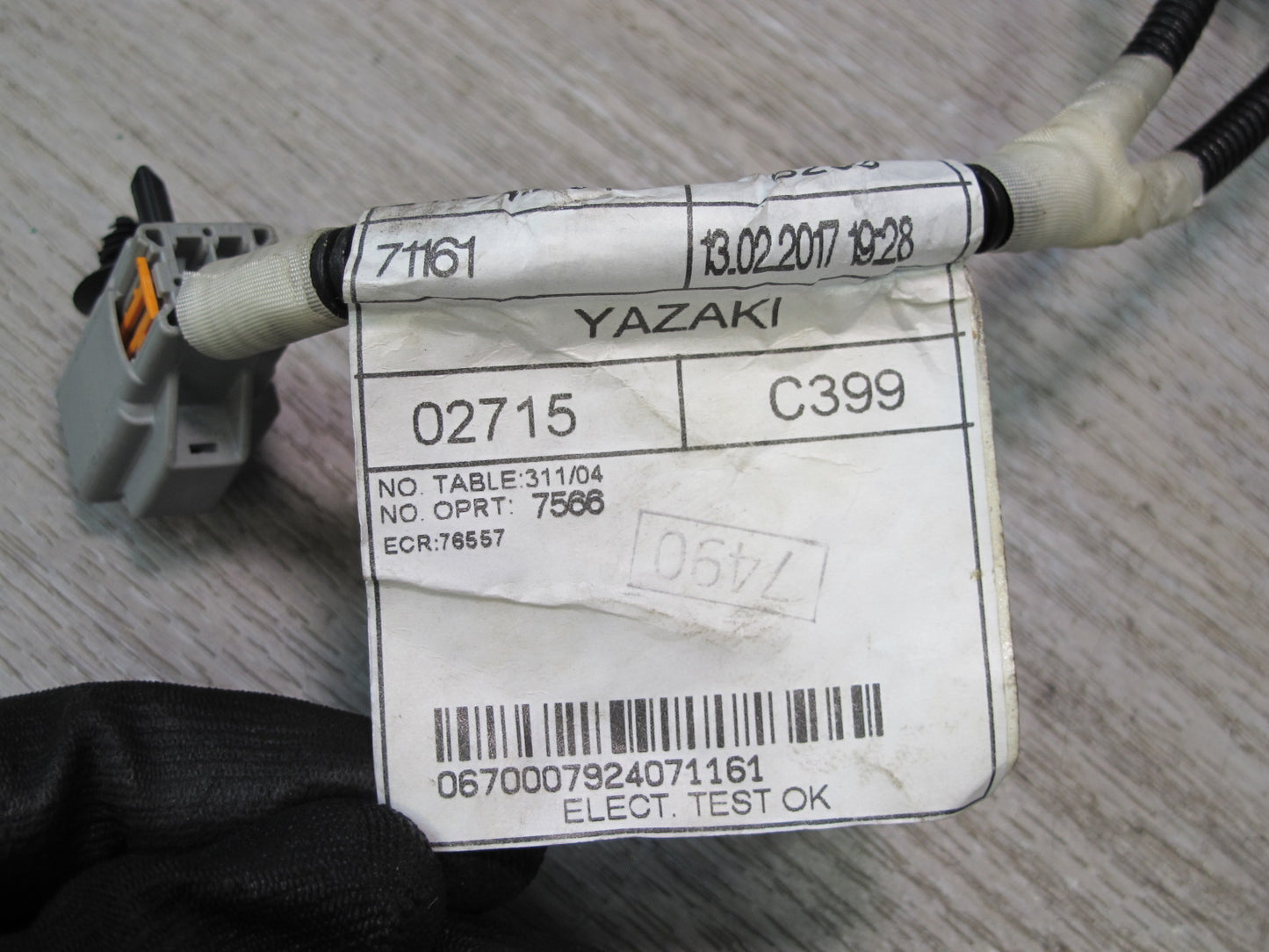 2017-2020 Maserati Levante M161 Rear Radio Antenna Wire Wiring Cable w Resistor