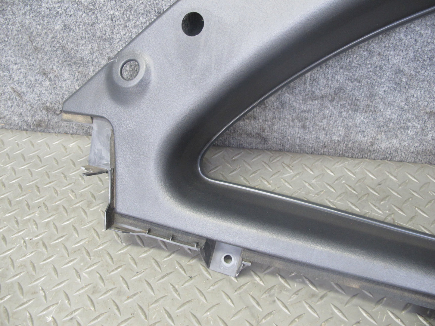 90-96 Nissan Z32 300ZX 2+2 Rear Left & Right Quarter Window Upper Trim Cover OEM