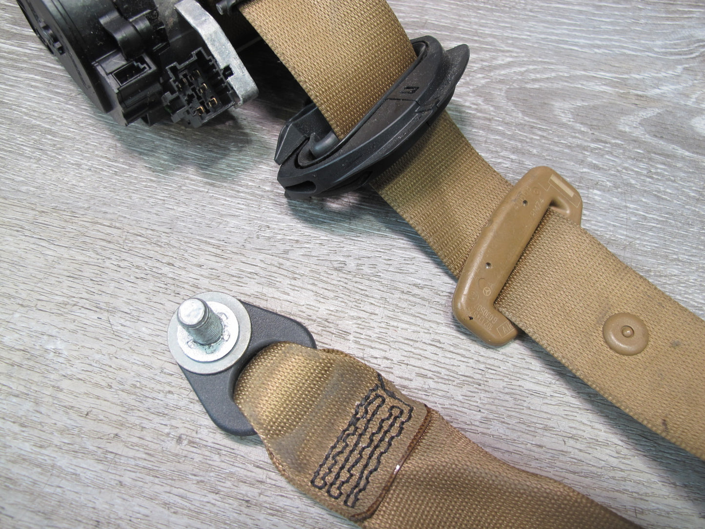 07-09 MERCEDES W221 S-CLASS FRONT RIGHT & LEFT SIDE SEATBELT RETRACTOR SET OEM