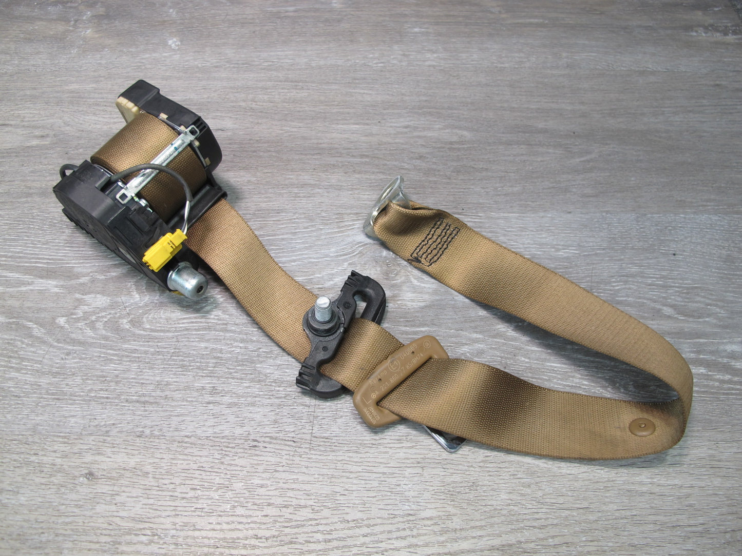 07-09 MERCEDES W221 S-CLASS REAR RIGHT CENTER LEFT SIDE SEATBELT RETRACTOR SET OEM