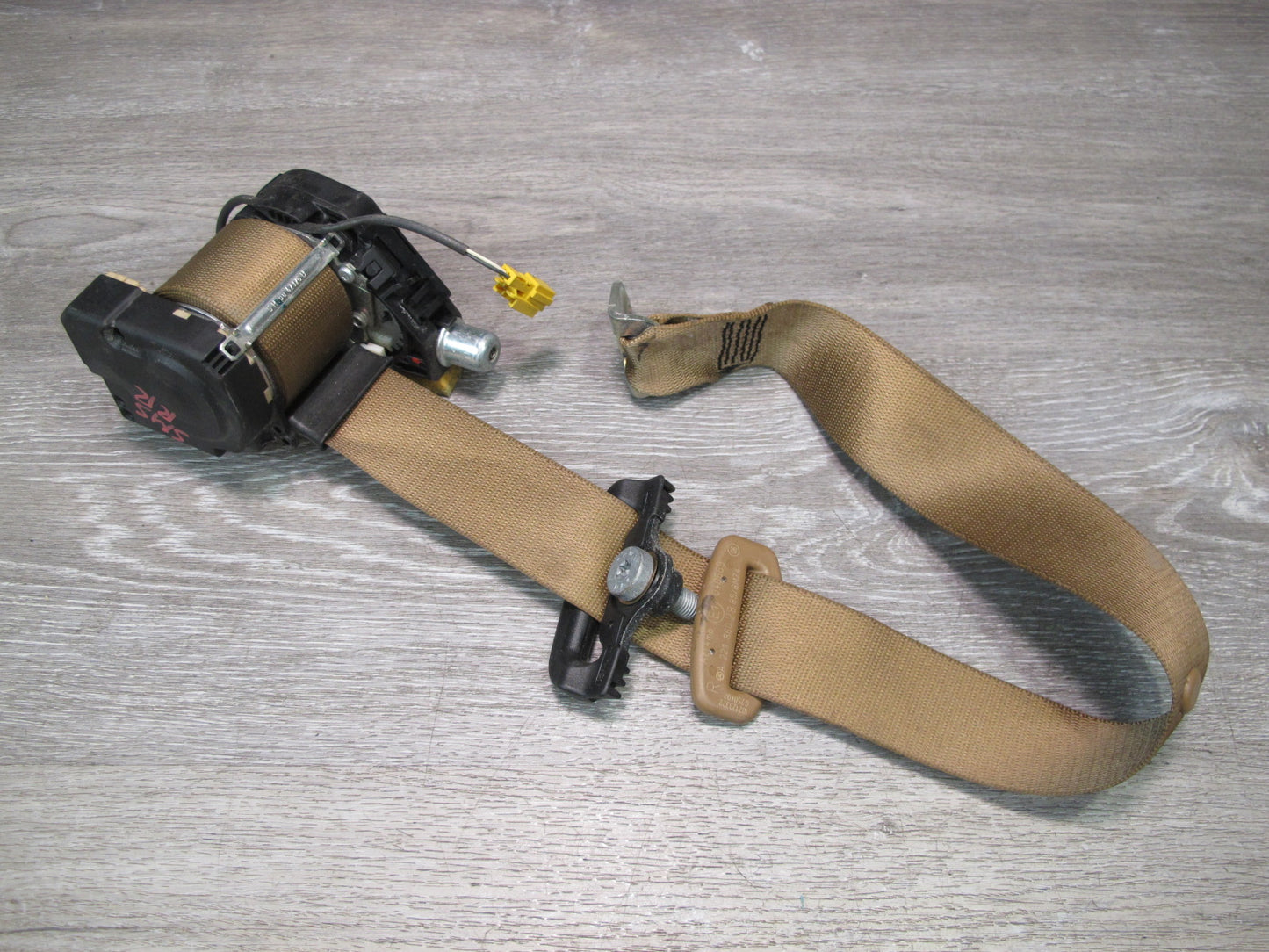 07-09 MERCEDES W221 S-CLASS REAR RIGHT CENTER LEFT SIDE SEATBELT RETRACTOR SET OEM
