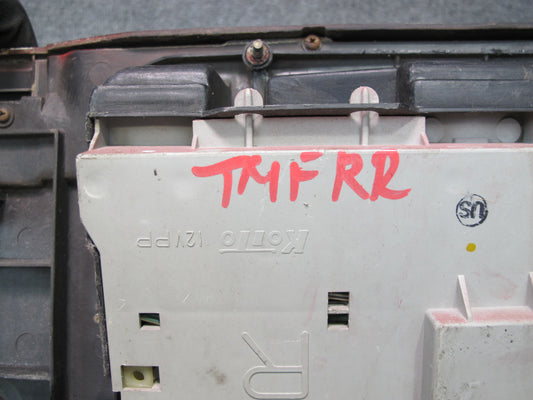 87-89 Toyota MR2 Rear Taillight Lamp Side Marker Light License Plate Set OEM