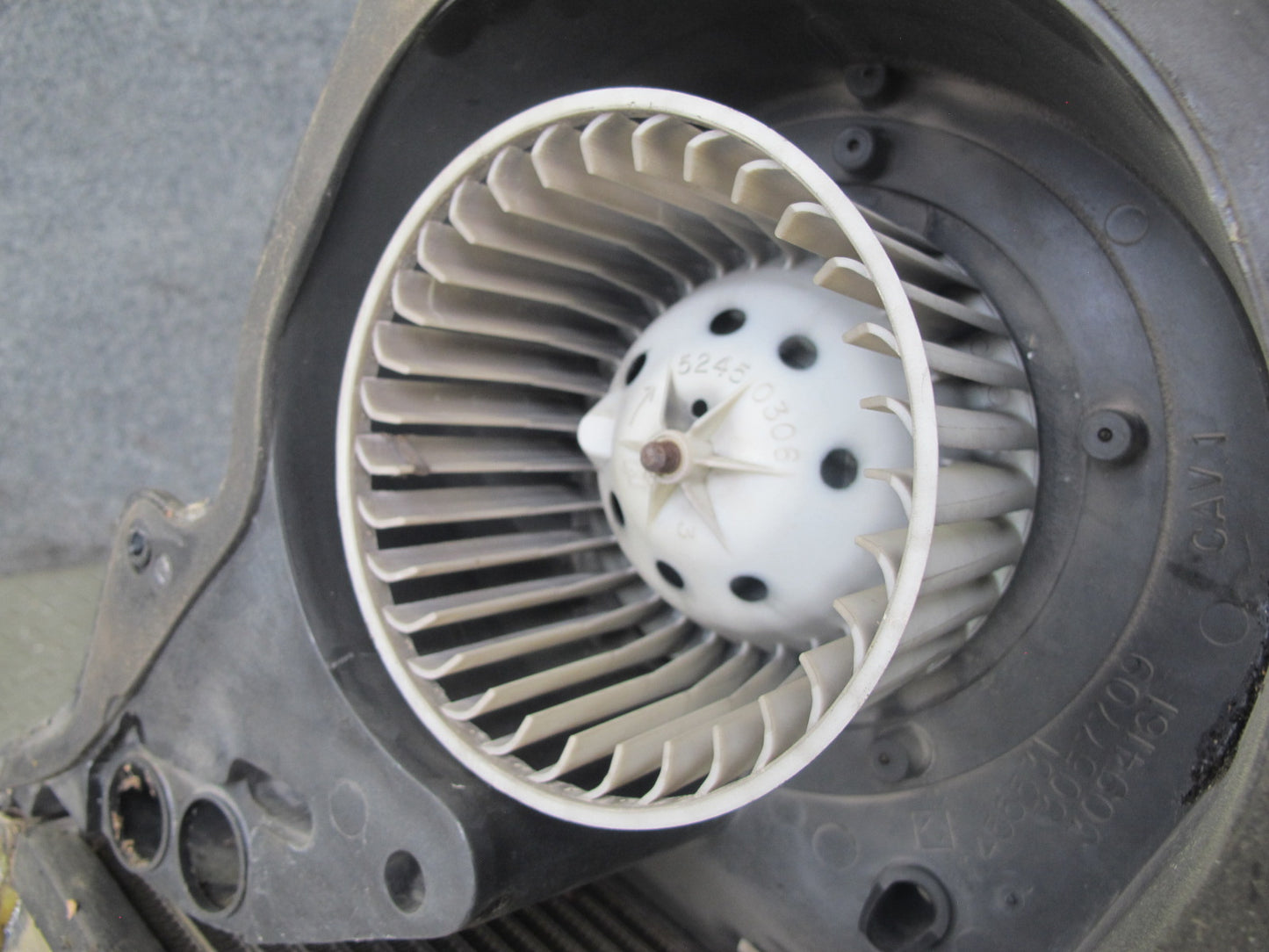 90-93 Chevrolet Corvette C4 A/C Air Conditioning Blower Motor Evaporator Box OEM