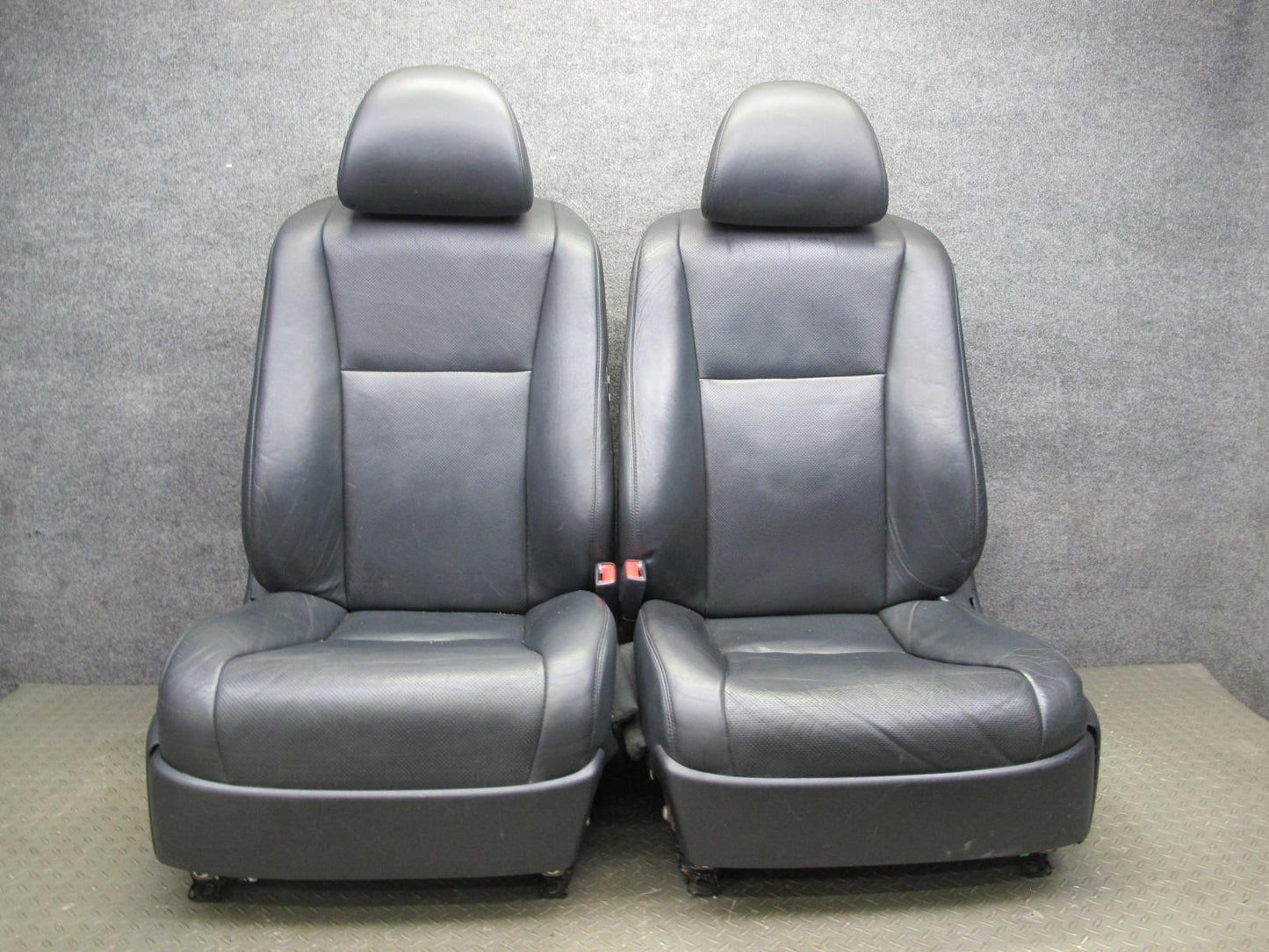 08-09 Lexus LS600h Set of 2 Front Left & Right Leather Power Seat Black OEM