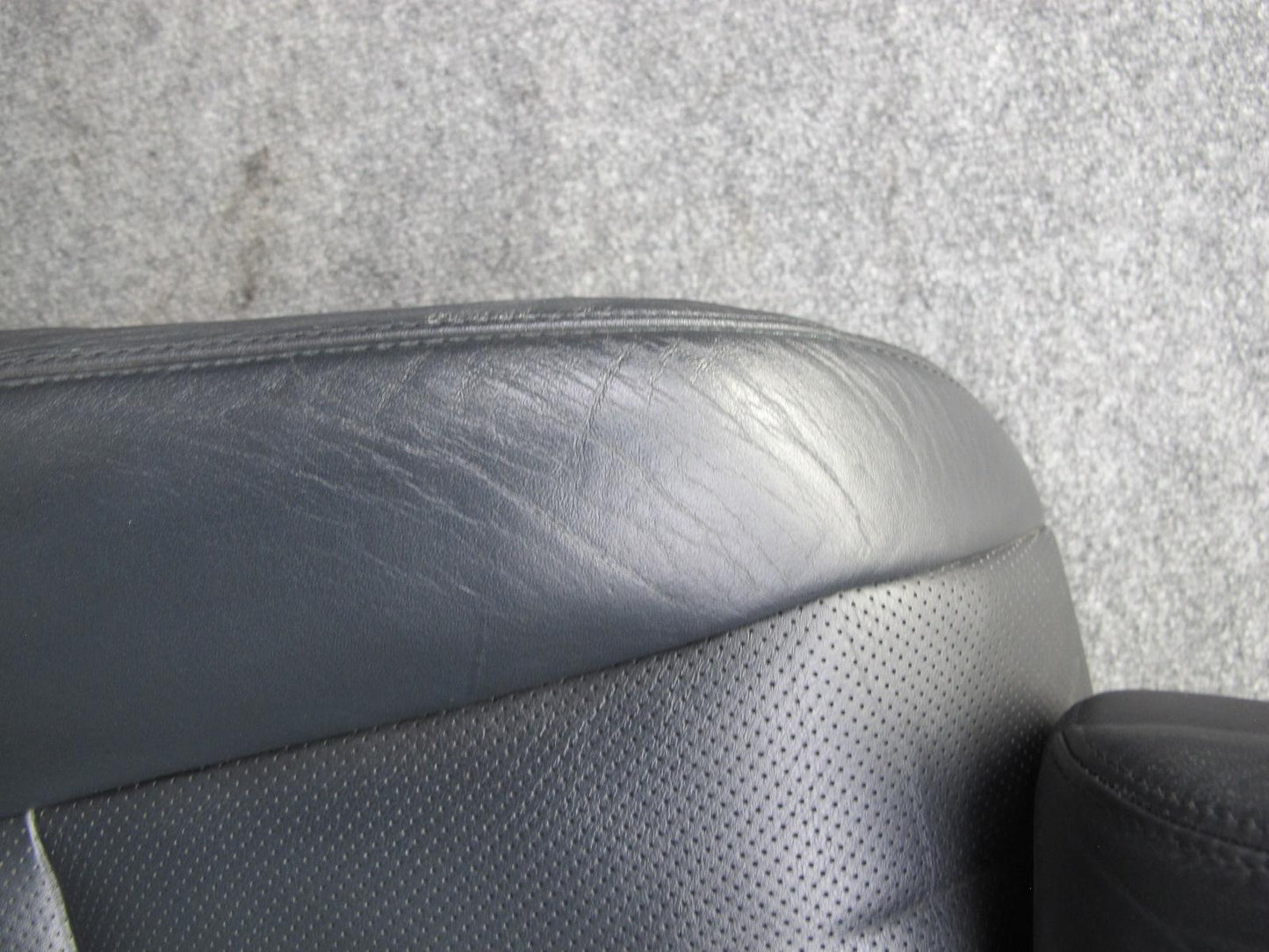 08-09 Lexus LS600h Set of 2 Front Left & Right Leather Power Seat Black OEM