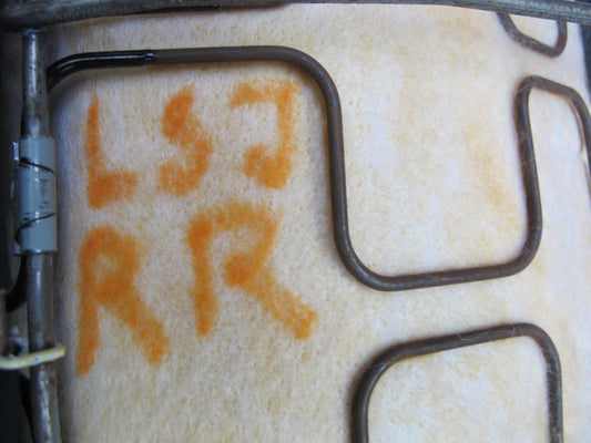 07-08 Lexus LS600h LS460 Rear Right Leather Seat Lower Cushion Black OEM