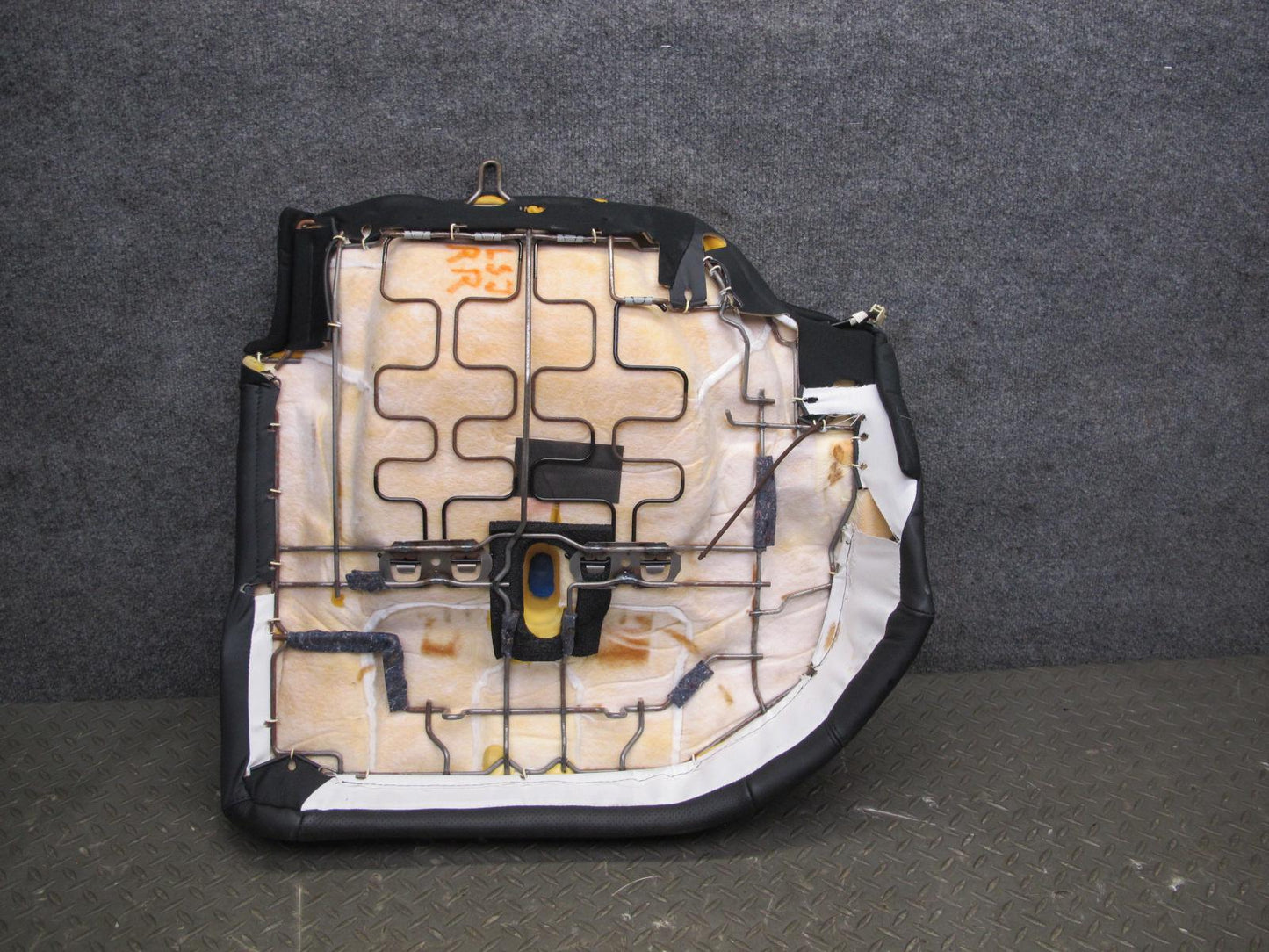 07-08 Lexus LS600h LS460 Rear Right Leather Seat Lower Cushion Black OEM