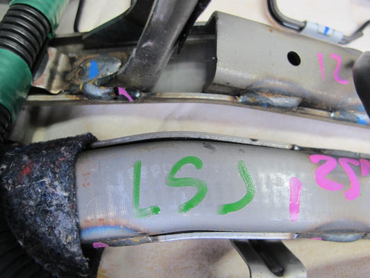 2008 Lexus LS600h Rear Right Leather Seat Upper Cushion Black w Adjust Frame OEM