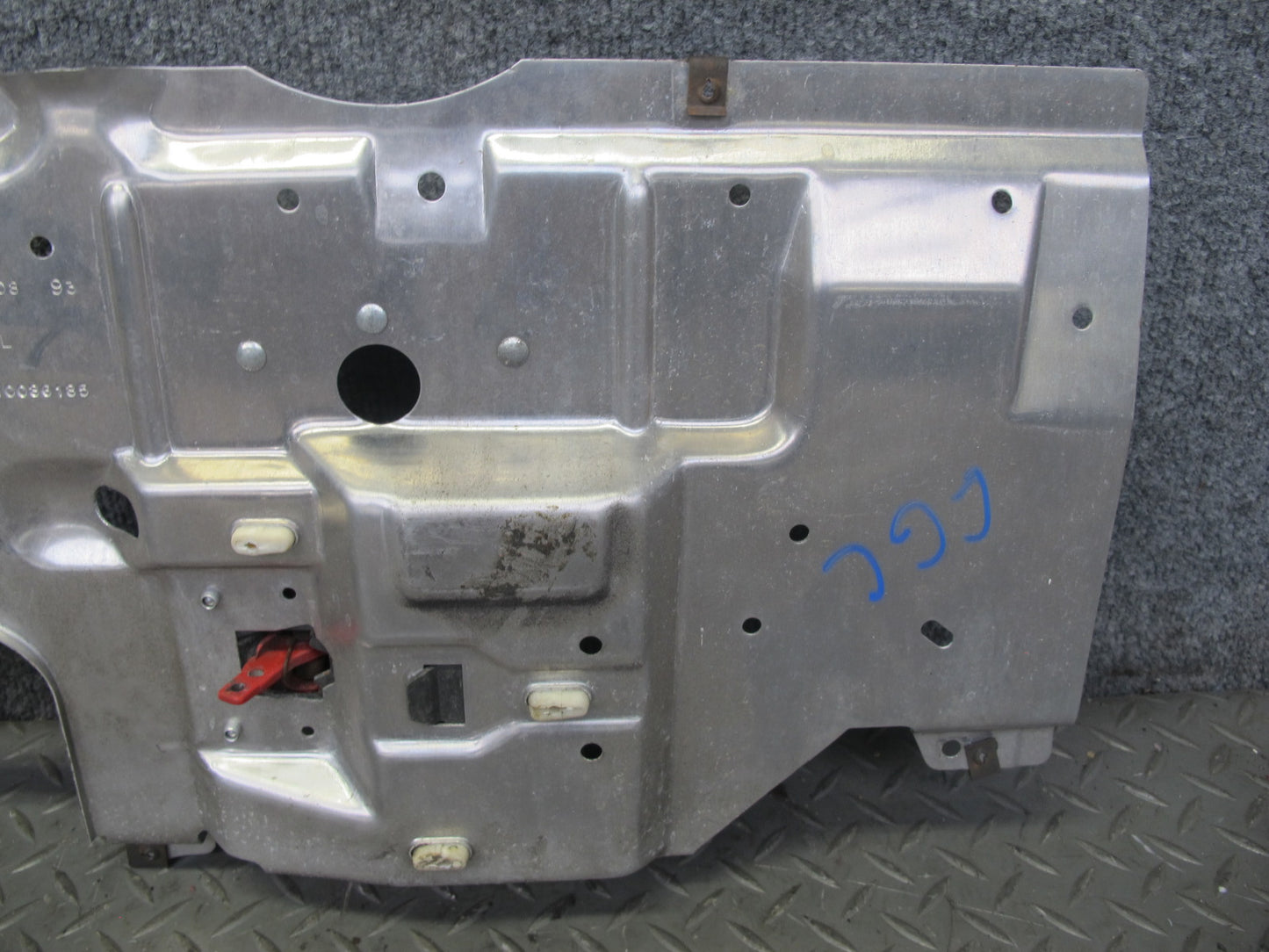 90-93 Chevrolet Corvette C4 Left Inner Door Mounting Panel w Handle OEM