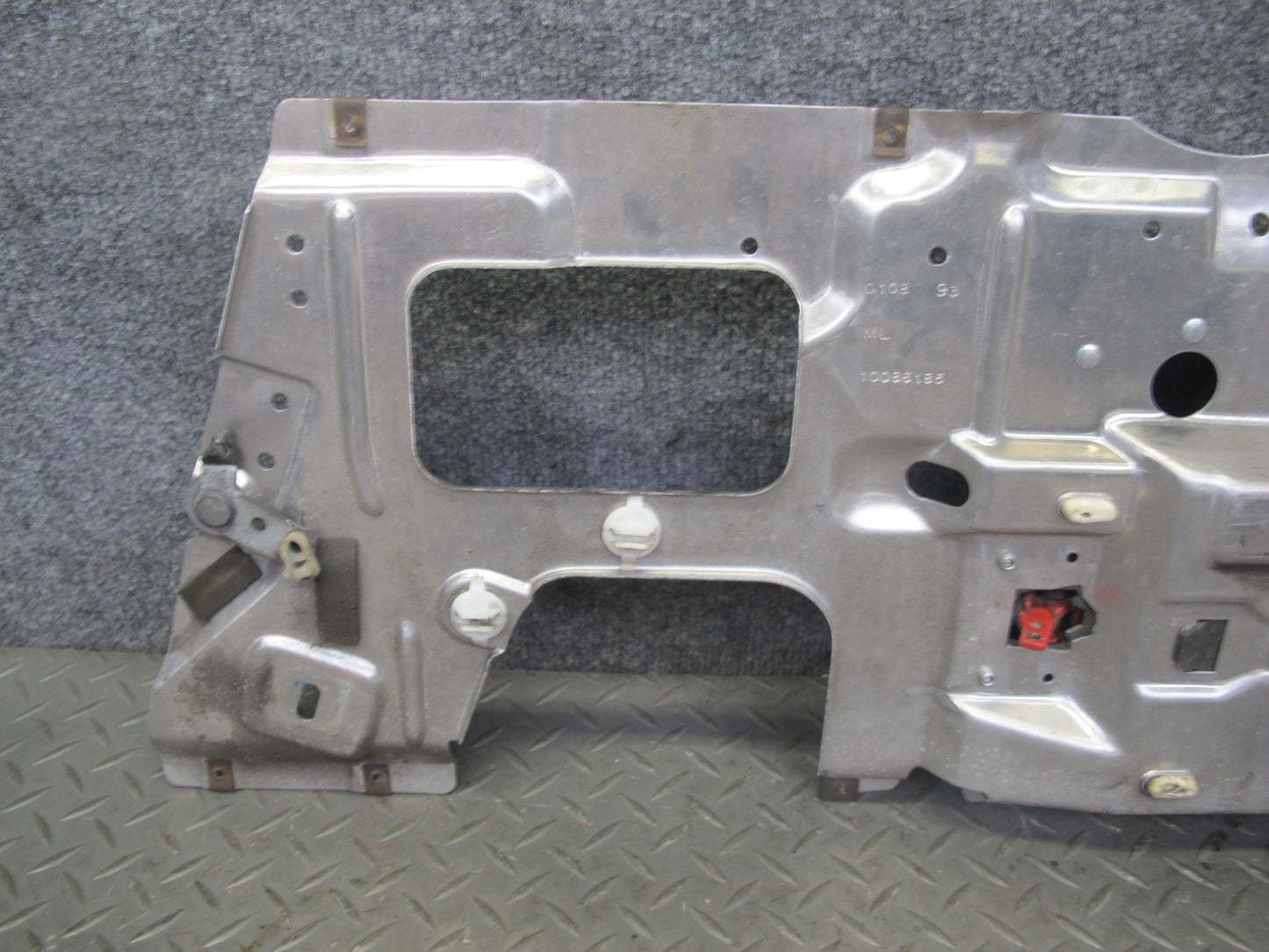 90-93 Chevrolet Corvette C4 Left Inner Door Mounting Panel w Handle OEM