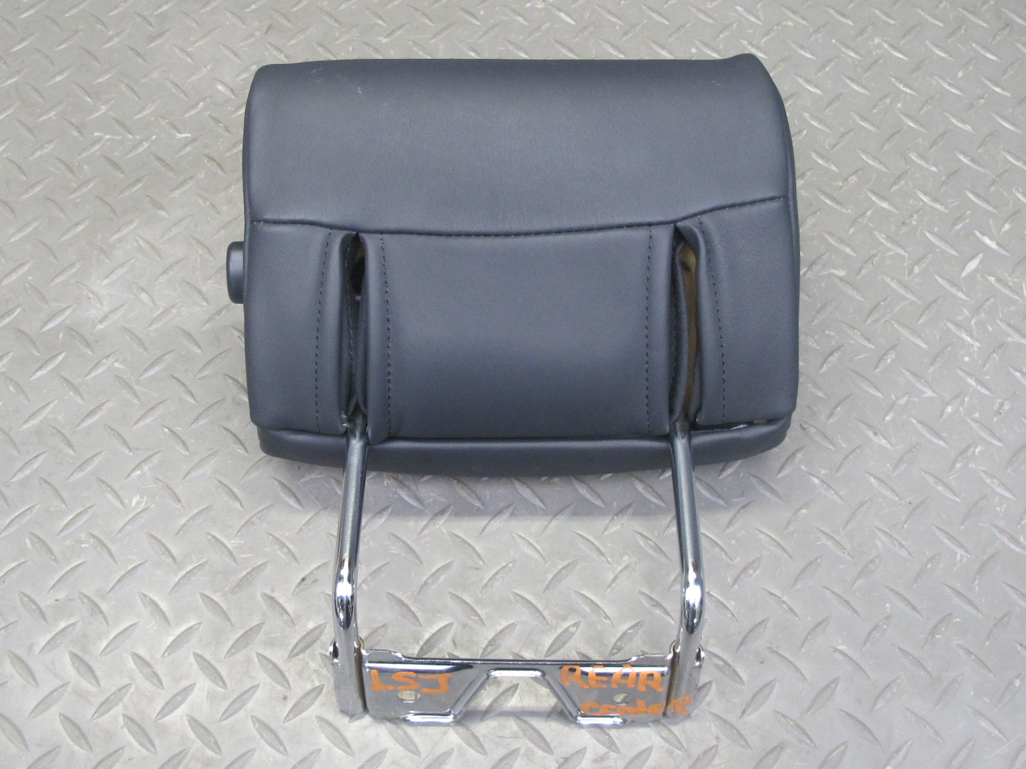 07-12 Lexus LS600h LS460 Rear Seat Center Leather Headrest Black OEM