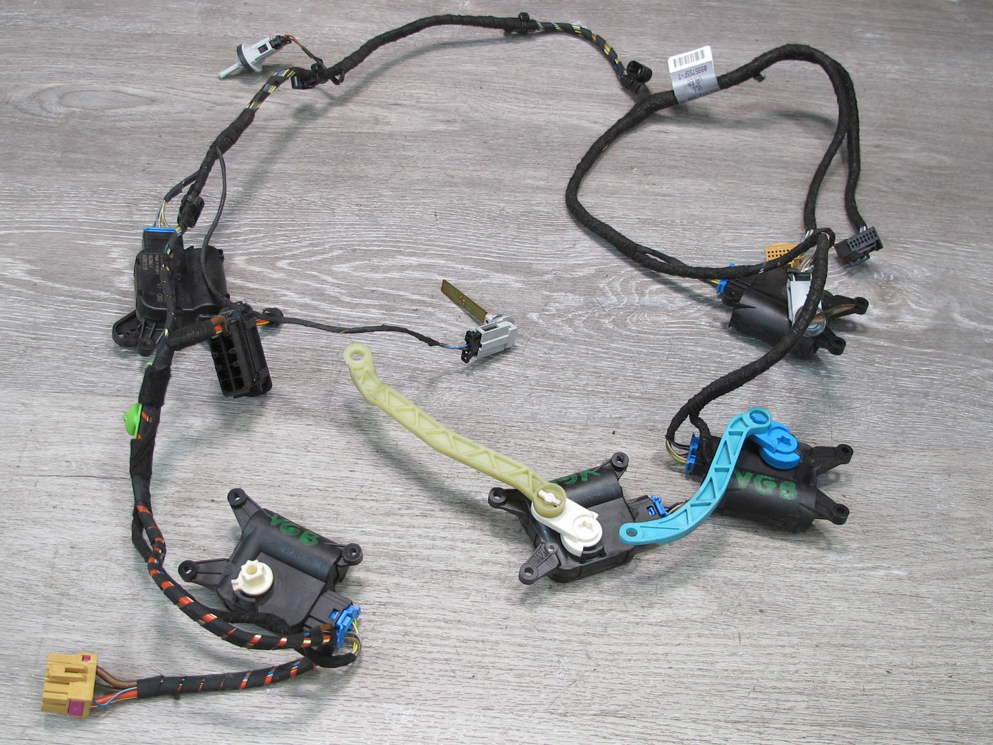 10-14 VW Golf MK6 R GTI A/C Heater Flap Door Actuator Motor Wiring Set OEM