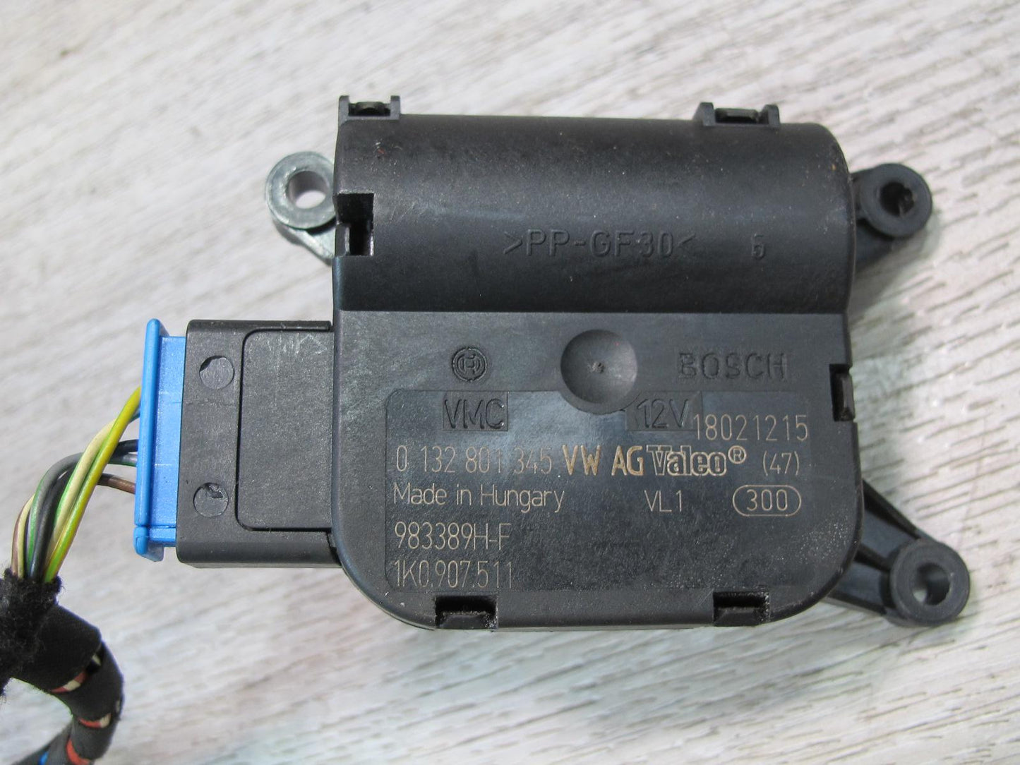 10-14 VW Golf MK6 R GTI A/C Heater Flap Door Actuator Motor Wiring Set OEM