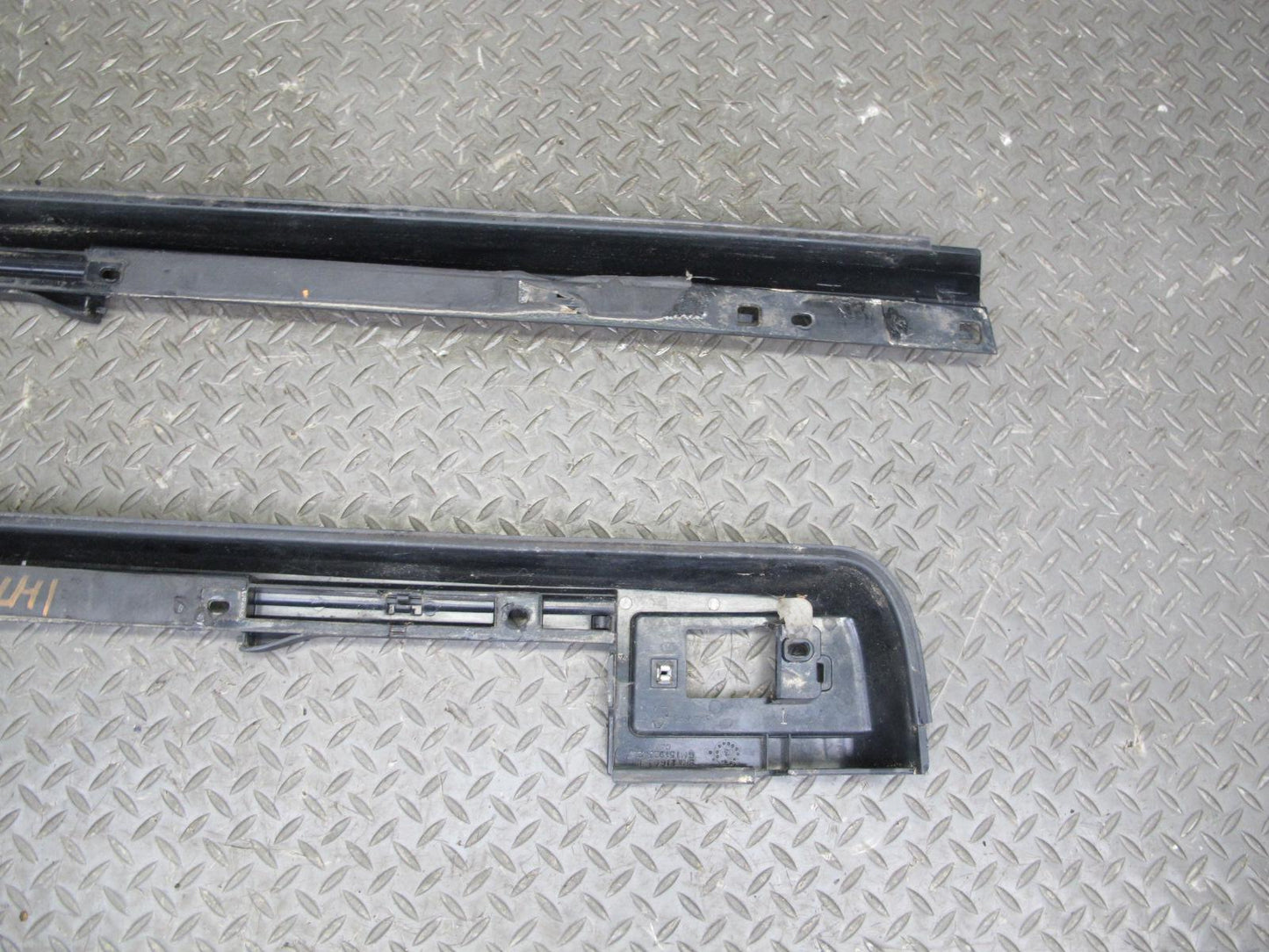 2003-2009 Hummer H2 Rear Right & Left Side Roof Rack Rail Cover Molding Set