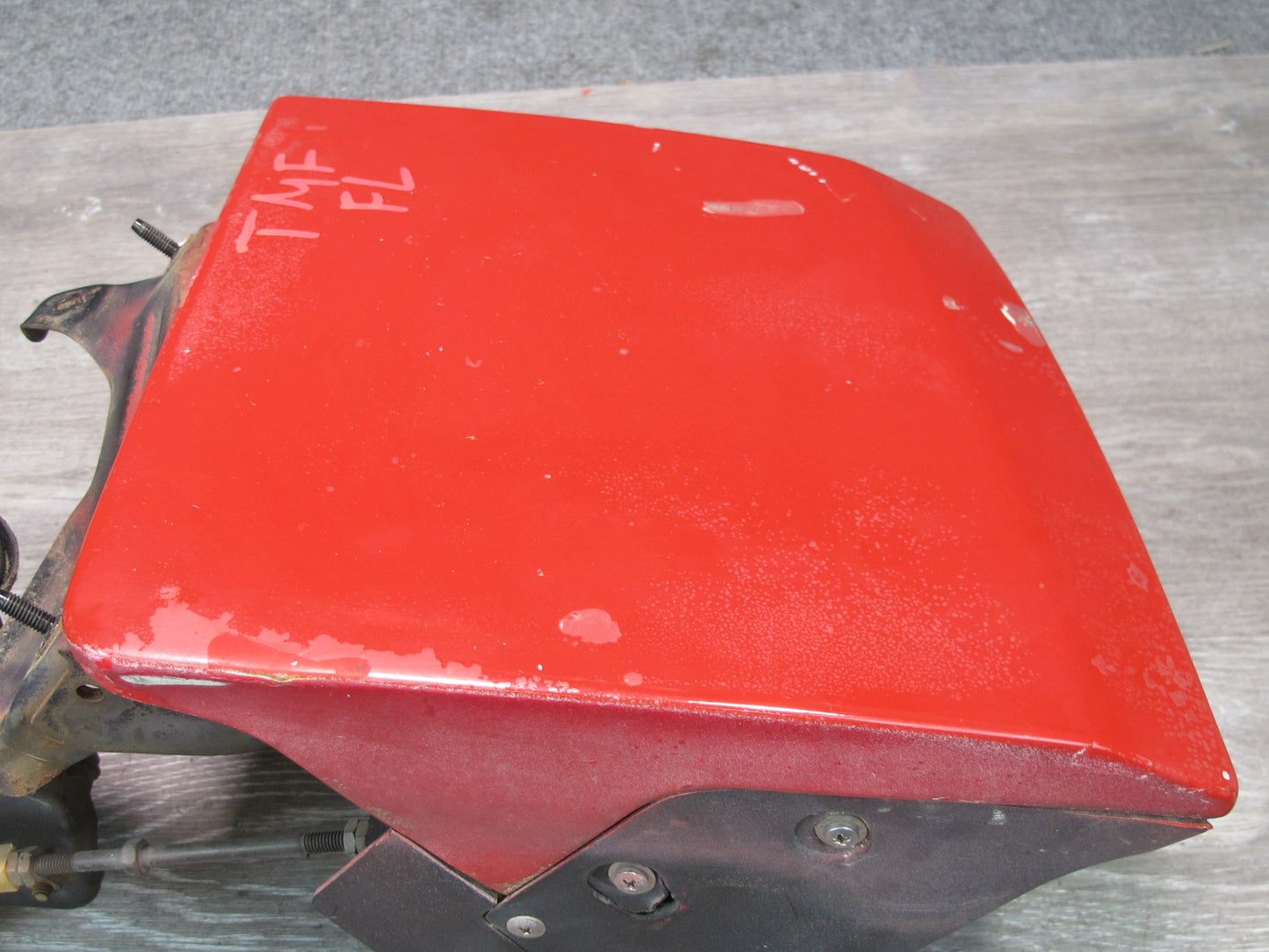 85-89 Toyota MR2 AW15 Front Left POP UP Headlight Lamp w Motor Assembly RED OEM