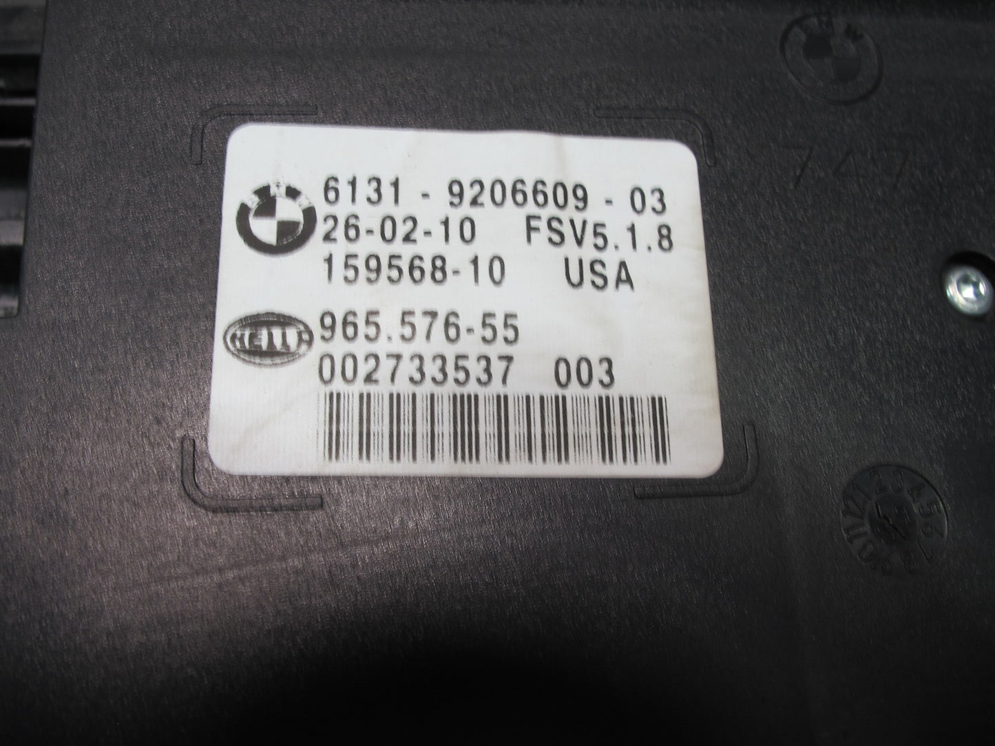 2008-2014 BMW E71 E72 X6 Overhead Console Dome Reading Light w Sunroof 9206609