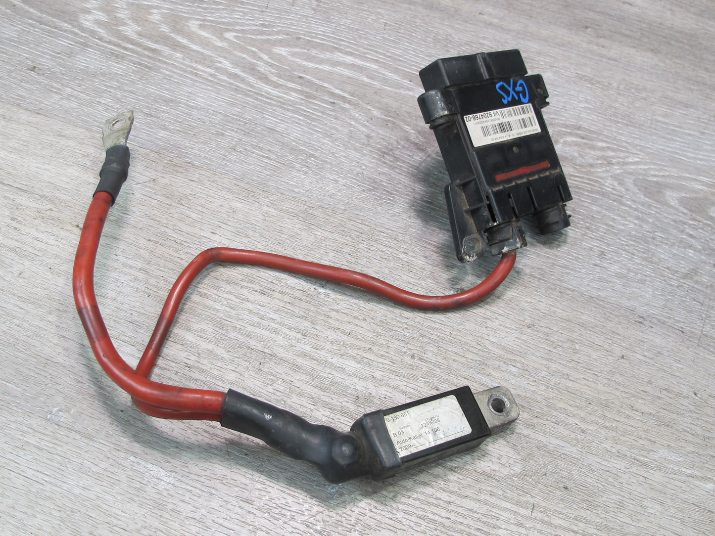 2010-2011 BMW E71 E72 X6 Hybrid Front B+ Distribution Point Battery Fuse 9204768