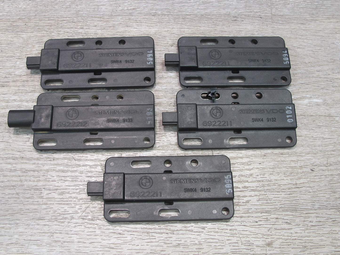 2008-2014 BMW E71 E72 X6 Keyless Entry Antenna Convenience Control Module Set