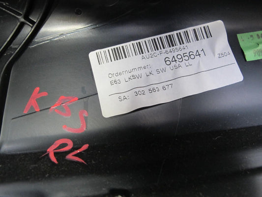 2006-2007 BMW E63 M6 Rear Left & Right Quarter Interior Trim Panel Set of 2