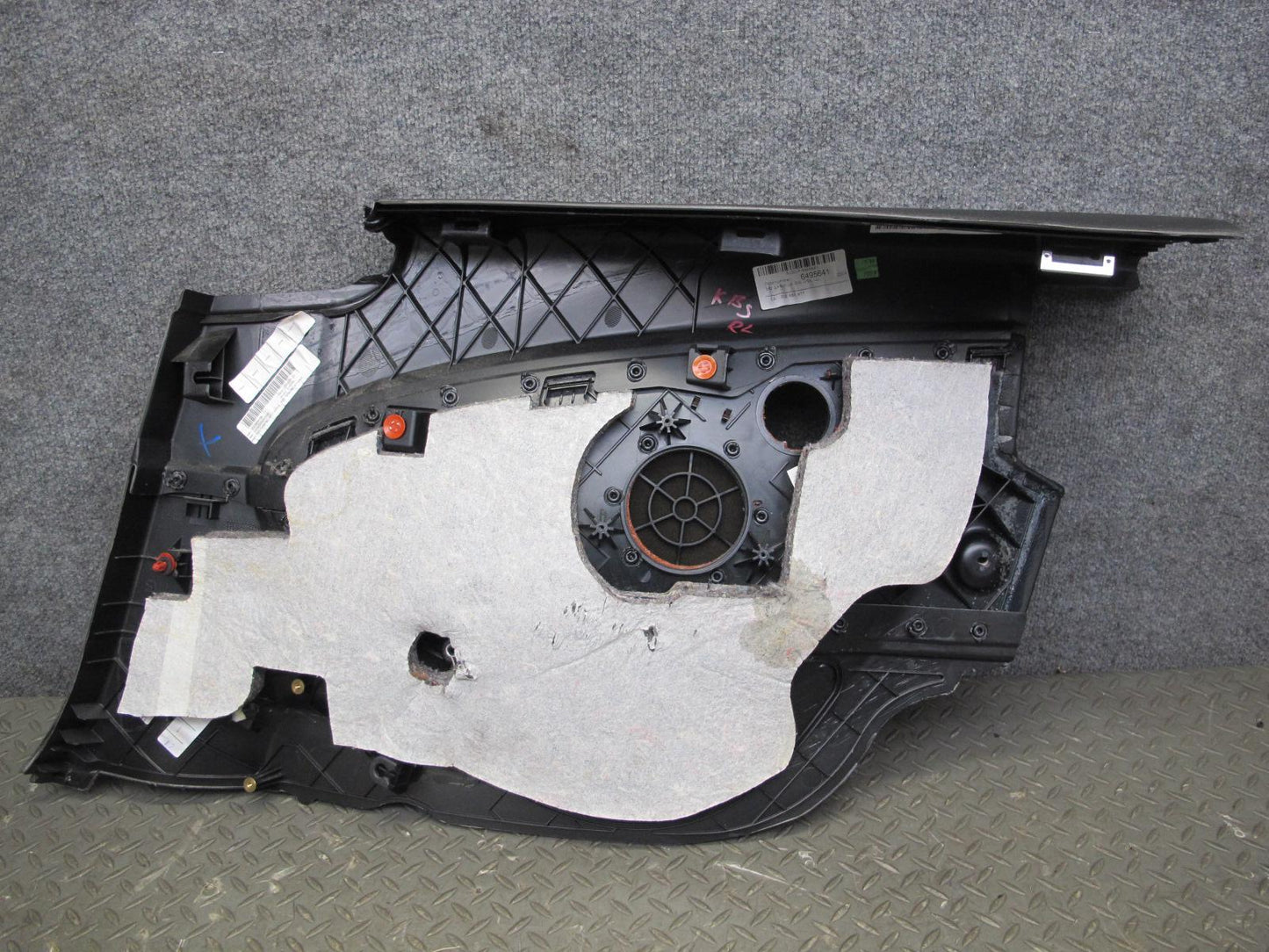 2006-2007 BMW E63 M6 Rear Left & Right Quarter Interior Trim Panel Set of 2