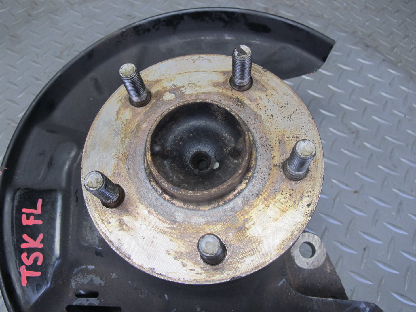 86-88 Toyota Supra MK3 Front Left Spindle Knuckle Wheel Hub Bearing 106K OEM
