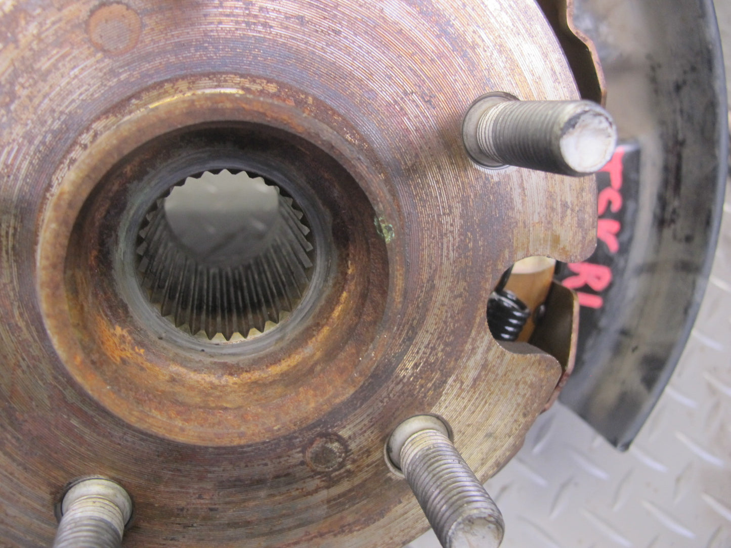 86-92 Toyota Supra MK3 Rear Left Spindle Knuckle Wheel Hub Bearing 106K OEM