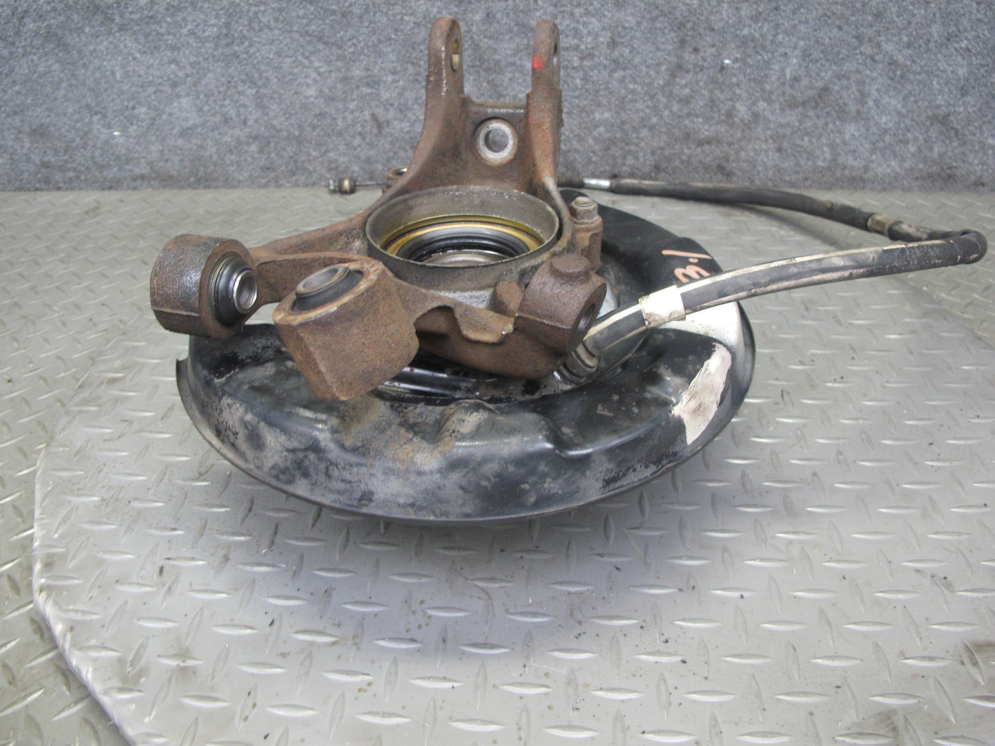 86-92 Toyota Supra MK3 Rear Left Spindle Knuckle Wheel Hub Bearing 106K OEM