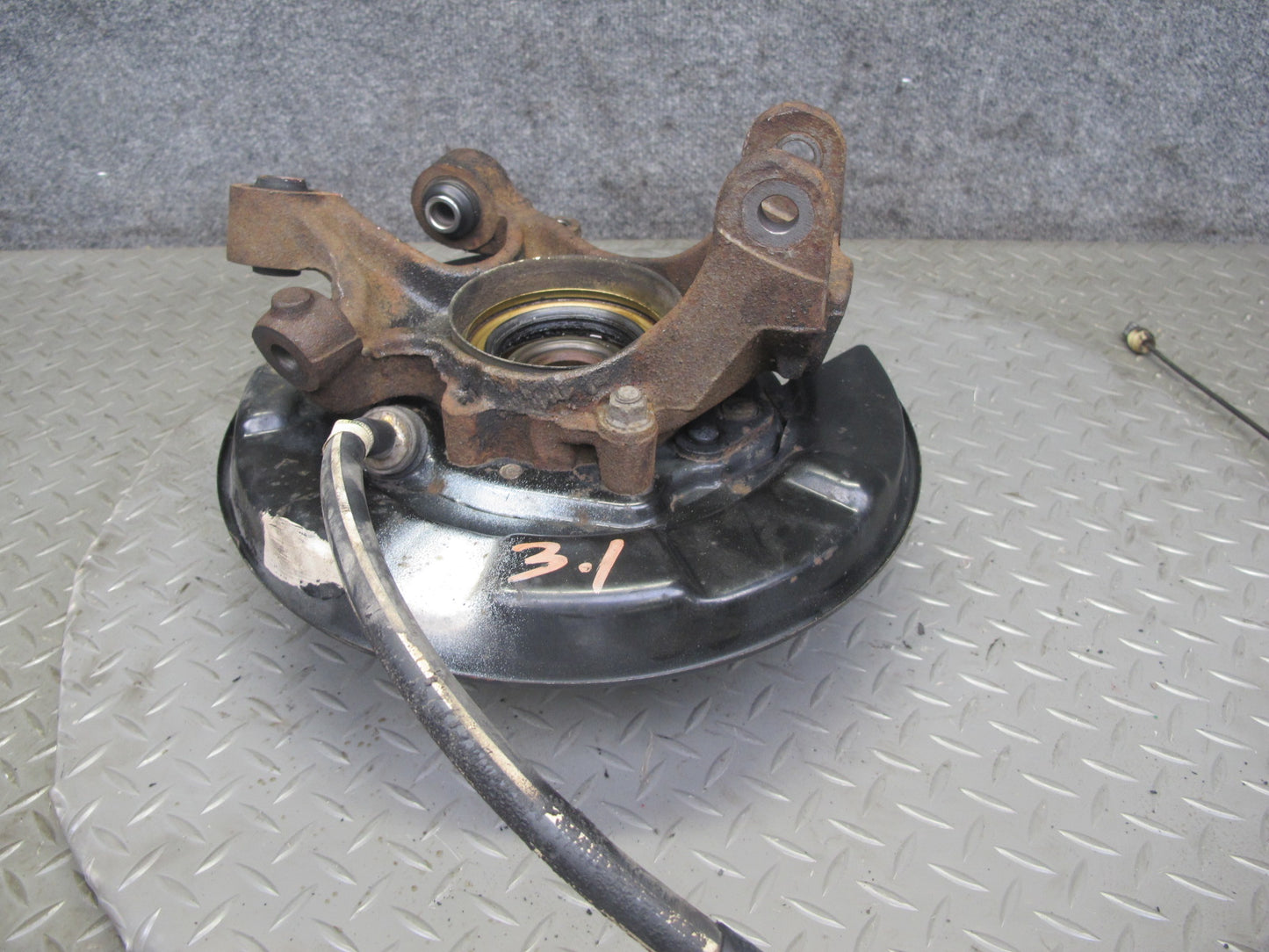 86-92 Toyota Supra MK3 Rear Left Spindle Knuckle Wheel Hub Bearing 106K OEM