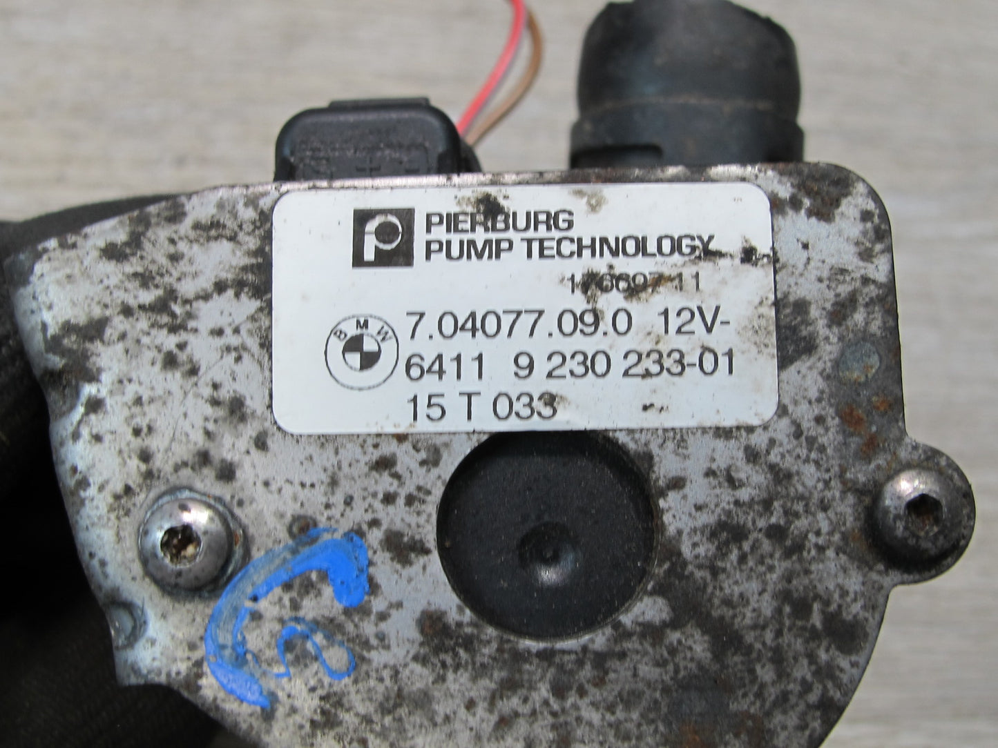 2008-2014 BMW E71 E72 X6 N63 Engine Additional Auxiliary Electric Water Pump