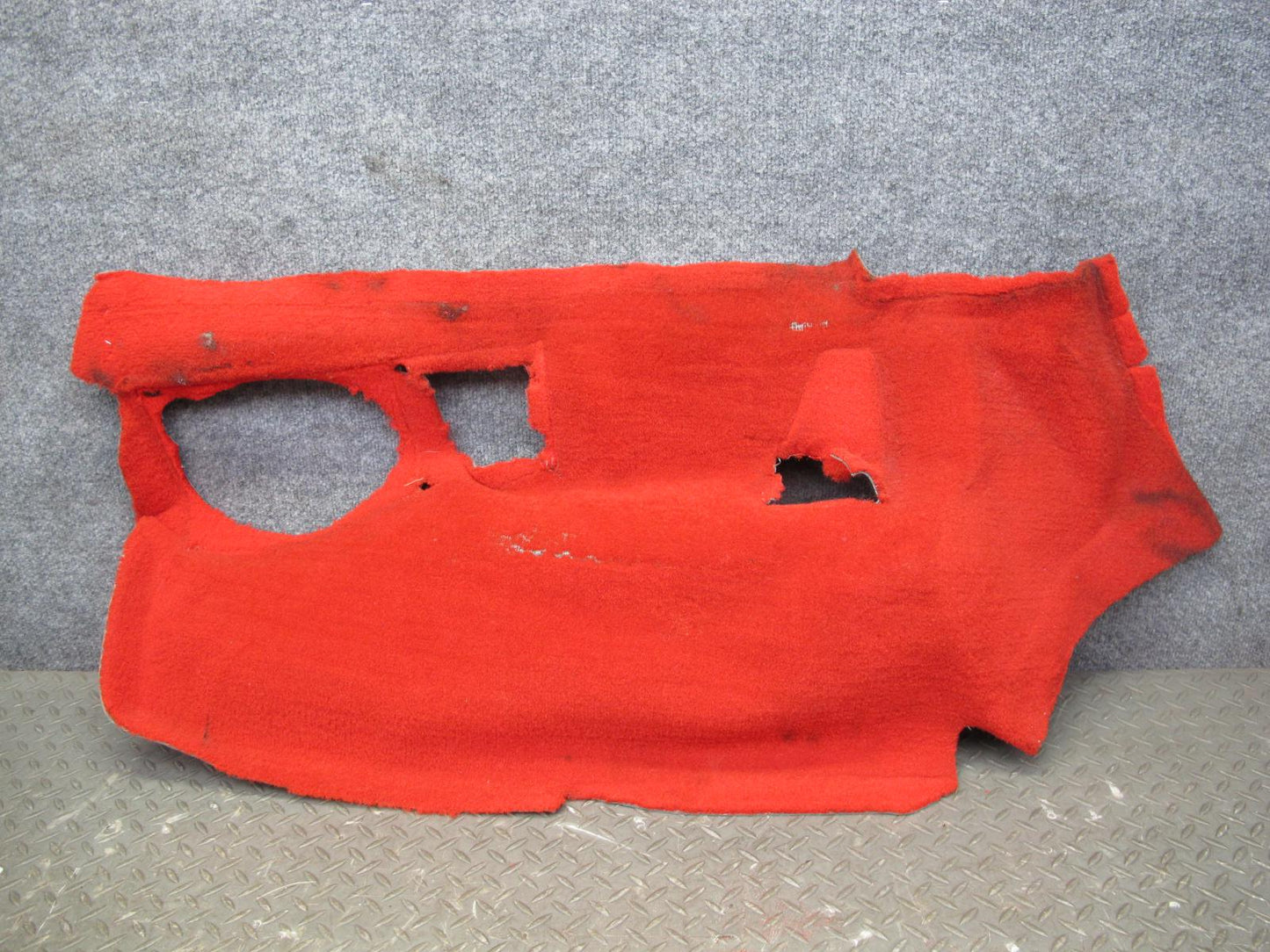 1993 Chevrolet Corvette C4 Set of 2 Rear Hatch Trunk Carpet Cover Torch RED OEM