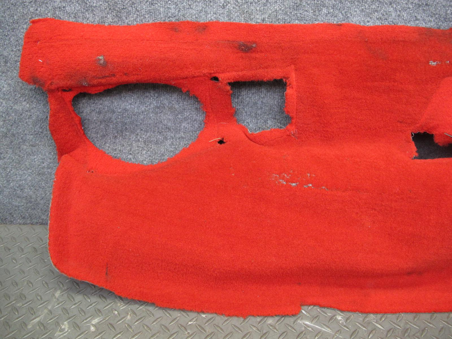 1993 Chevrolet Corvette C4 Set of 2 Rear Hatch Trunk Carpet Cover Torch RED OEM