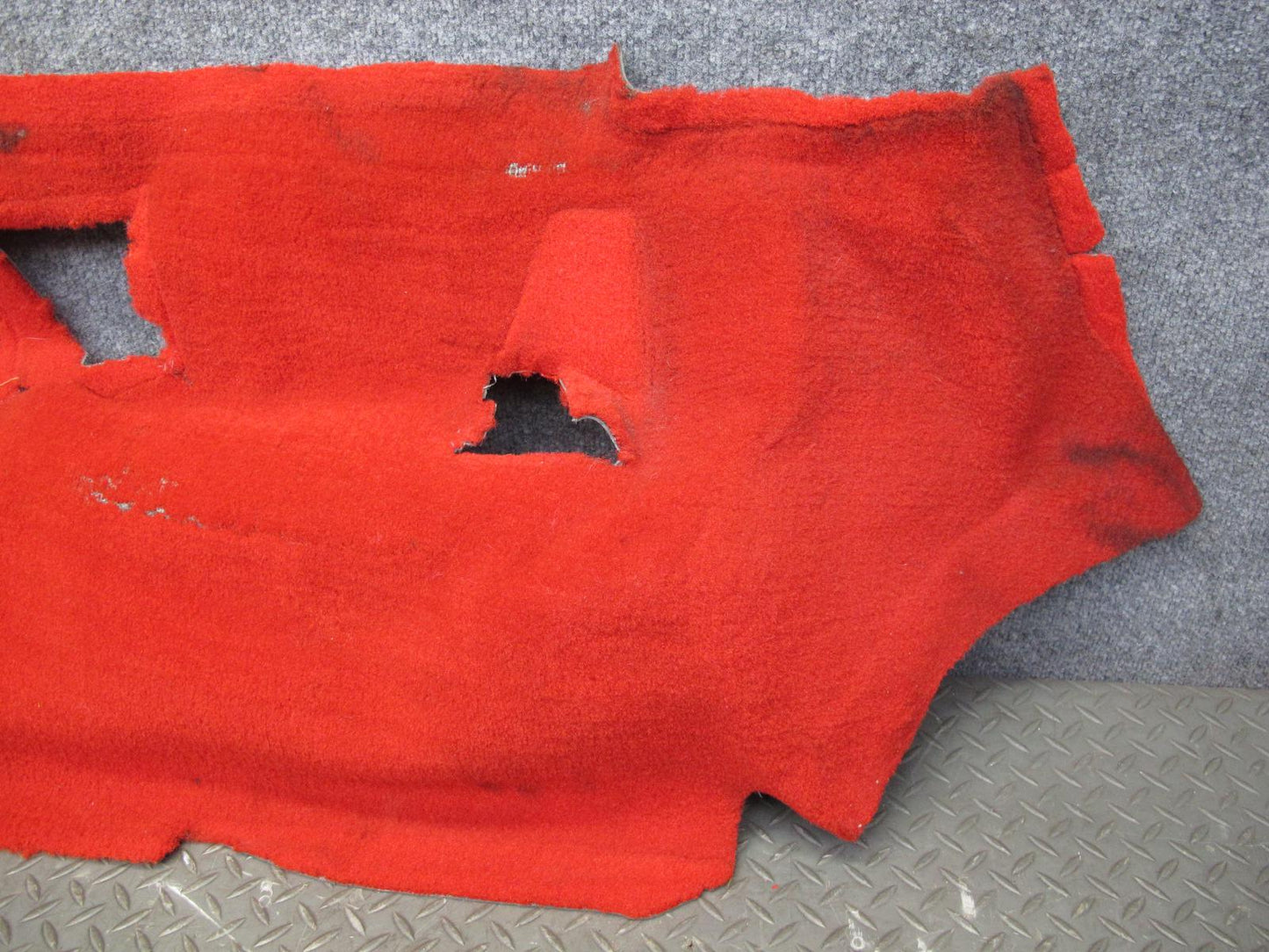 1993 Chevrolet Corvette C4 Set of 2 Rear Hatch Trunk Carpet Cover Torch RED OEM