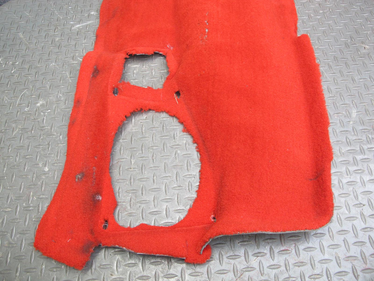 1993 Chevrolet Corvette C4 Set of 2 Rear Hatch Trunk Carpet Cover Torch RED OEM