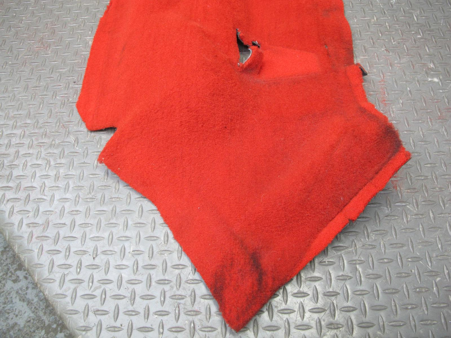 1993 Chevrolet Corvette C4 Set of 2 Rear Hatch Trunk Carpet Cover Torch RED OEM