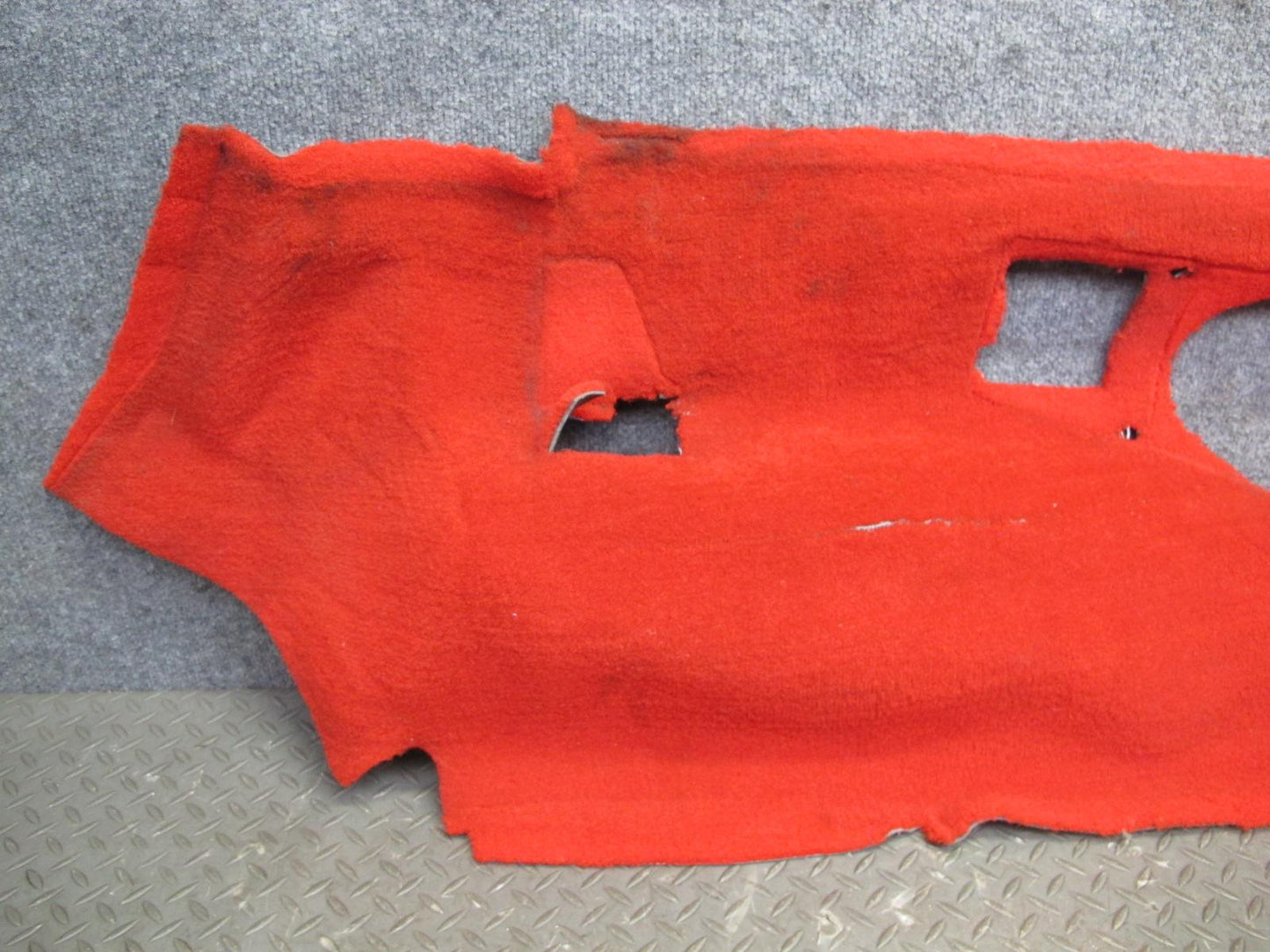 1993 Chevrolet Corvette C4 Set of 2 Rear Hatch Trunk Carpet Cover Torch RED OEM