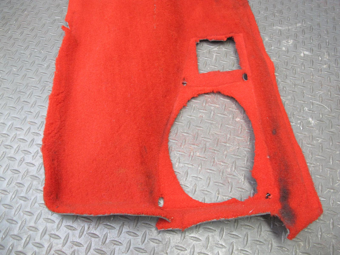 1993 Chevrolet Corvette C4 Set of 2 Rear Hatch Trunk Carpet Cover Torch RED OEM