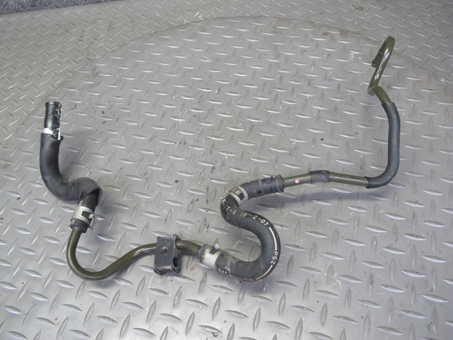 07-09 Nissan 350Z Z33 AT Engine Radiator Water Coolant & Oil Cooler Hose Set OEM