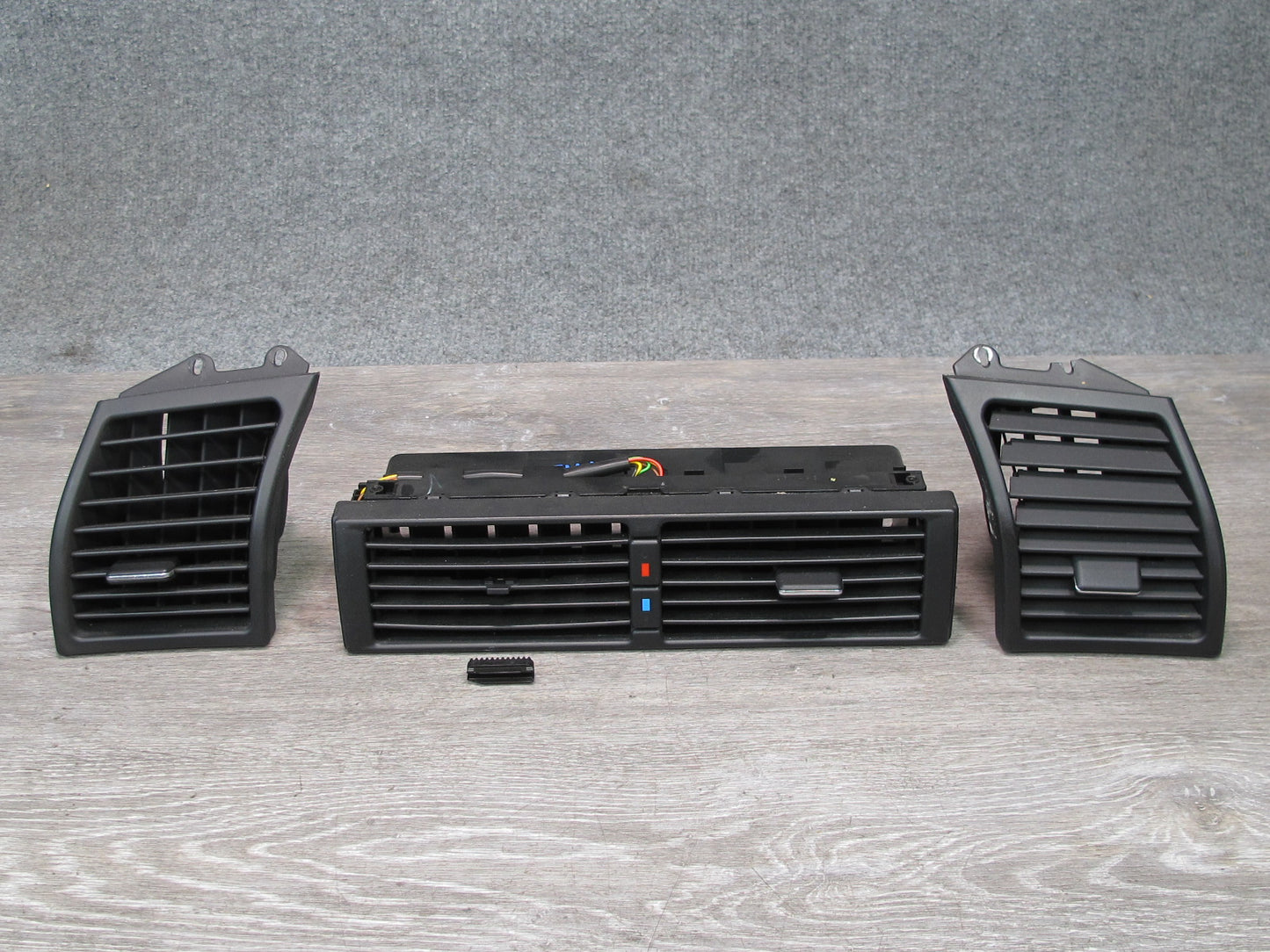 94-99 Mercedes W140 S-class Set of 3 Dash Left Center Right A/C Air Vent OEM