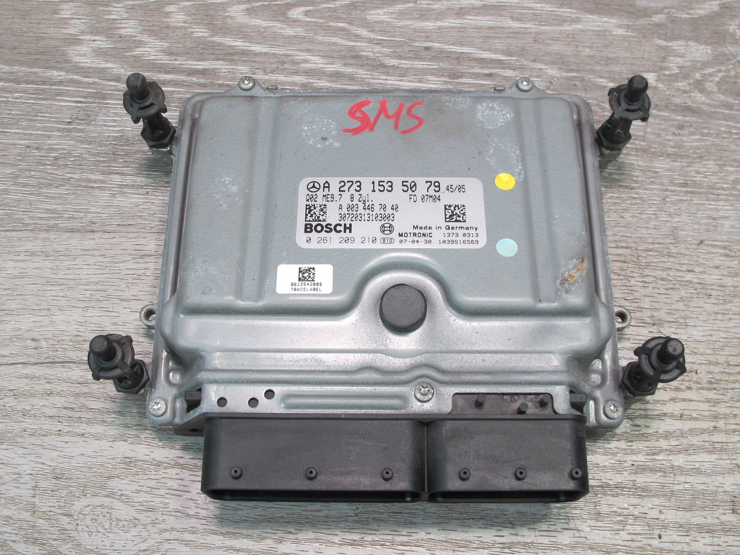 2007 Mercedes W221 S550 4MATIC M273 Engine ECU 722.9 TCU TCM Speedo Lock KEY Set