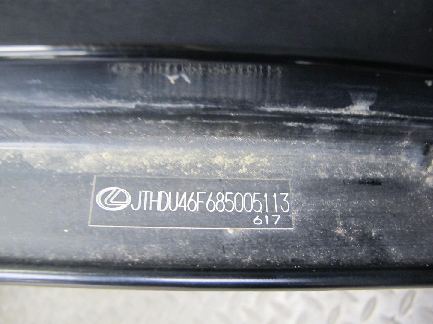 07-12 Lexus UVF46L LS600h LS460 Front Left Fender Shell Panel Obsidian OEM