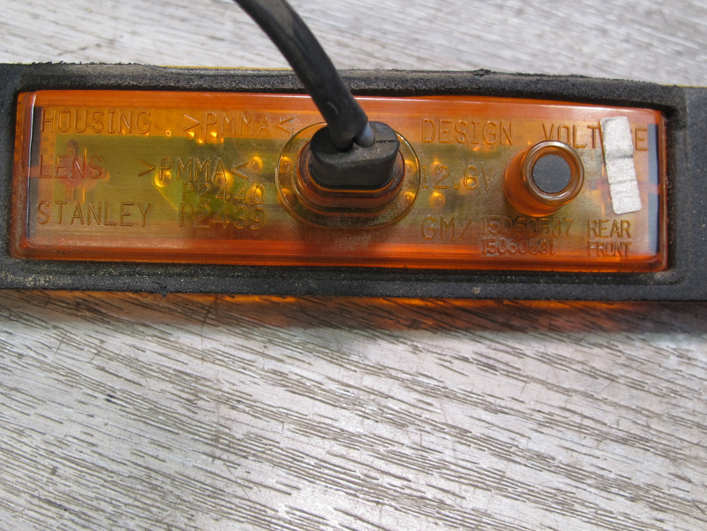2003-2009 Hummer H2 Front Left & Right Side Marker Lamp Light Set