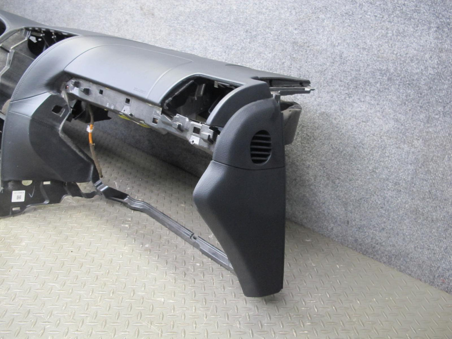 08-12 Lexus LS600hL Leather Dashboard Dash Instrument Panel Trim Black OEM